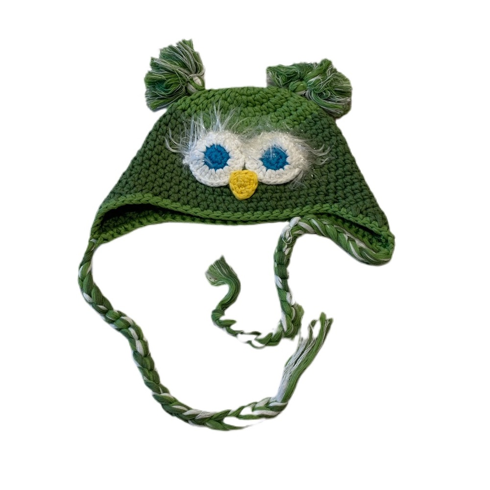 Baby Handmade Knit Owl Hat